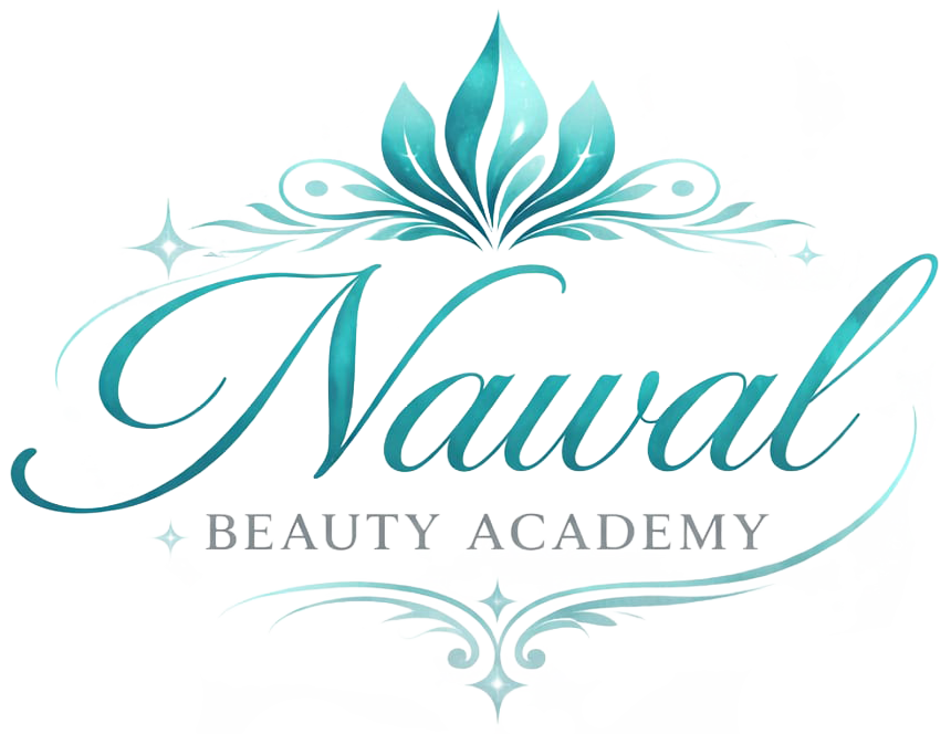 Nawal beauty Academy logo flexile-white-logo